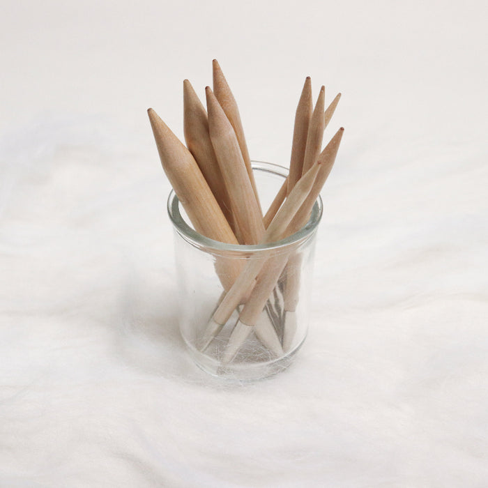 lykke naturale birchwood interchangeable circular knitting needle tips