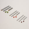 HiyaHiya Interchangeable Straight Knitting Needle Extension pack with bead stoppers