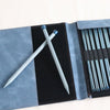 lykke indigo straight knitting needle set