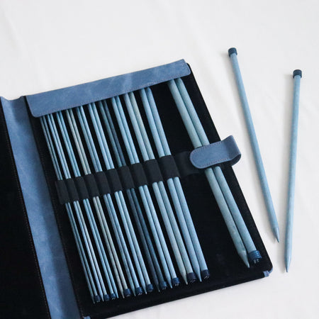 lykke indigo straight knitting needle set