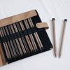 lykke umber straight single point knitting needle set