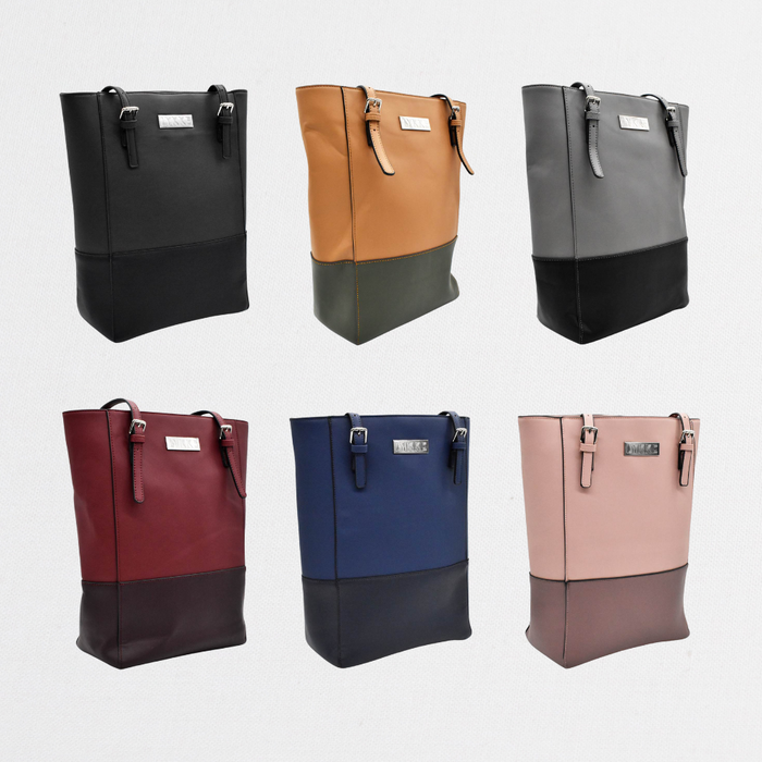 lykke works lyra vegan leather tote bags