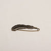 hiyahiya brass feather shawl pin