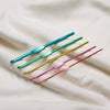 colour coded hiyahiya aluminium crochet hooks