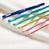 colour coded hiyahiya aluminium crochet hooks