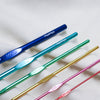 colour coded hiyahiya aluminium crochet hooks