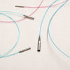 hiyahiya interchangeable circular knitting needle cables in small and large