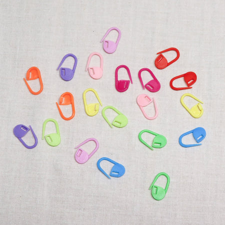 hiyahiya multicoloured plastic locking stitch markers