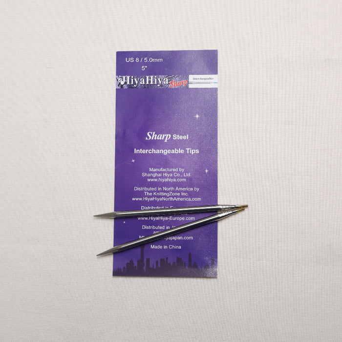 hiyahiya sharp steel interchangeable knitting needle tips