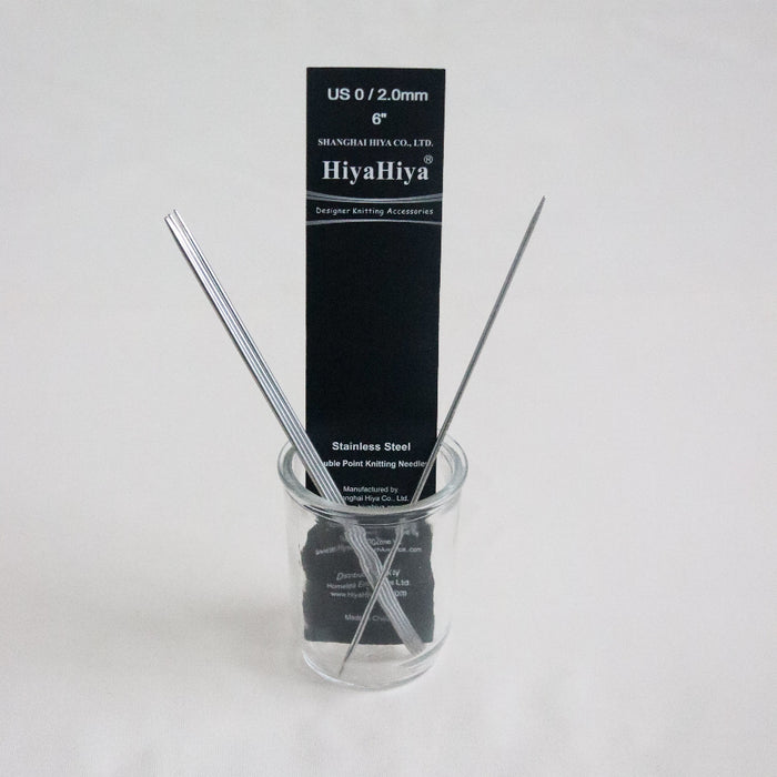 hiyahiya steel double pointed knitting needles