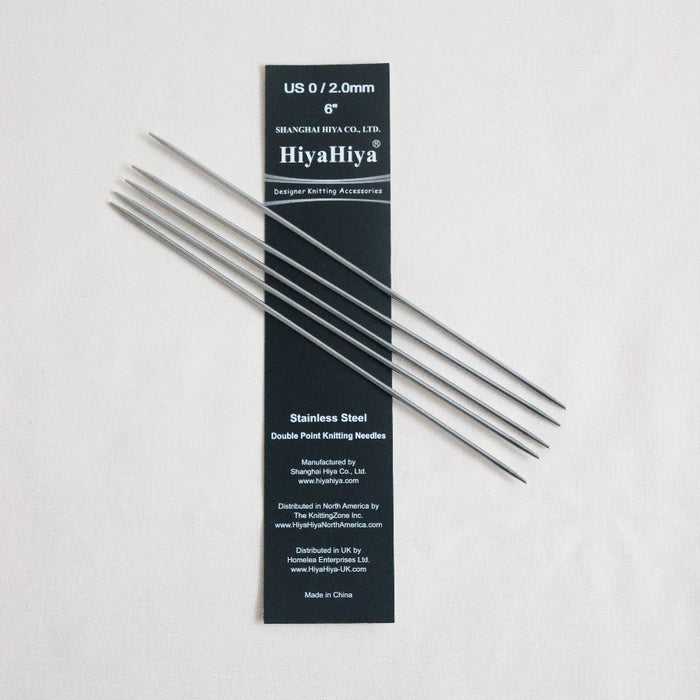 hiyahiya steel double pointed knitting needles