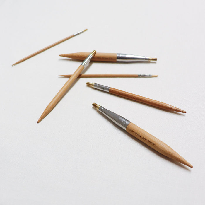 hiyahiya bamboo interchangeable circular knitting needle tips