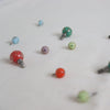 hiyahiya bead cable stoppers. Sparkly colourful bead with screw connection attached to join to end of interchangeable cables.