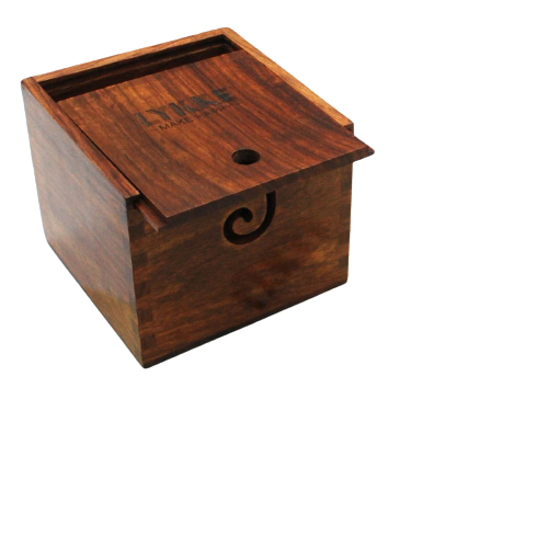 lykke works yarn box in rosewood