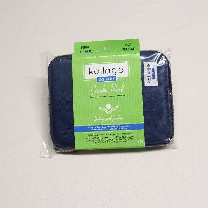 kollage square circular set in its packaging