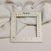 phoenix stitch/swatch gauge with cm and inch measurements