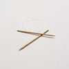 Phoenix gold bamboo fixed circular knitting needle