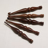 Phoenix sheesham wood crochet hooks with bubble handle