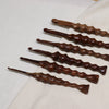 phoenix sheesham wood twisted handle crochet hooks