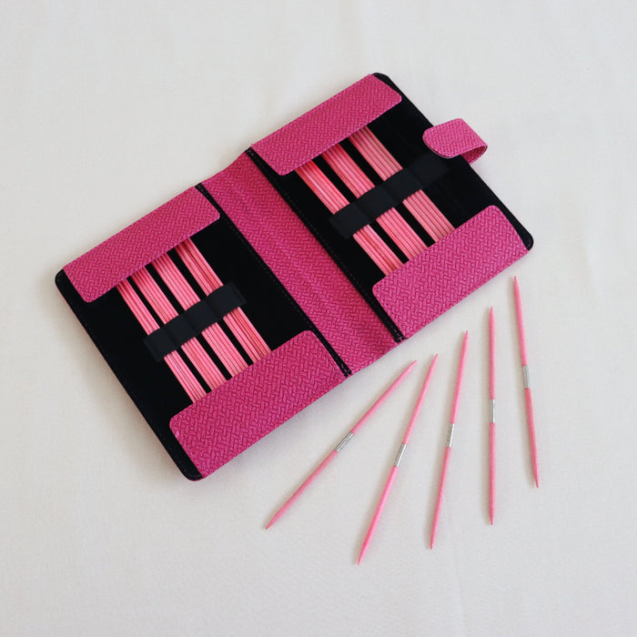 Lykke Blush DPN Set in Magenta Basketweave